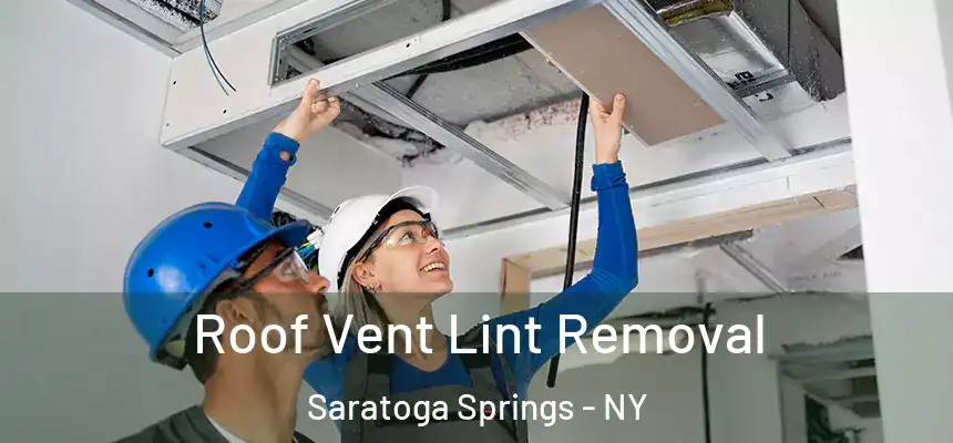 Roof Vent Lint Removal Saratoga Springs - NY